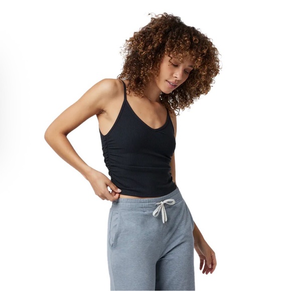 Vuori Rib Ruched Tank - Picture 5 of 6